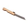 BOKER HIGONOKAMI KINZOKU DAMASCUS - LAME 75MM - MANCHE LAITON - DRAGONNE