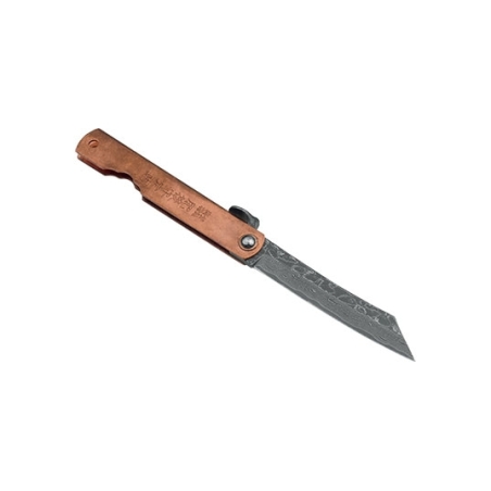BOKER HIGONOKAMI IROGANE DAMASCUS - LAME 74MM - MANCHE CUIVRE