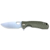 HONEY BADGER FLIPPER LARGE GREEN - LAME 92MM - MANCHE FRN - CLIP