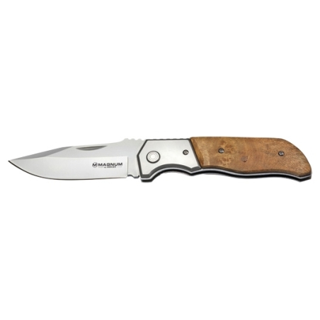 FOREST RANGER 42 - LAME 98MM - MANCHE BOIS NATUREL - CLIP
