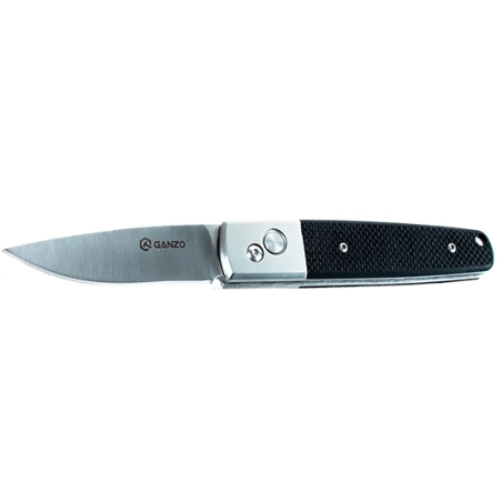 GANZO G7211-BK - LAME 85MM - MANCHE G10 - CLIP