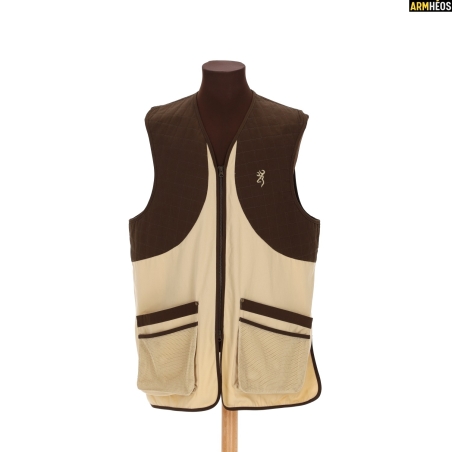 BROWNING GILET TRAP CLASSIC BEIGE