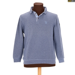 LOVERGREEN PULL COL BOUTTON...