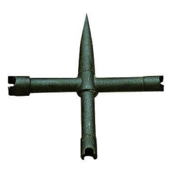 CLEF DÉMONTE CHEMINÉE PEDERSOLI CRUCIFORME UNIVERSELLE