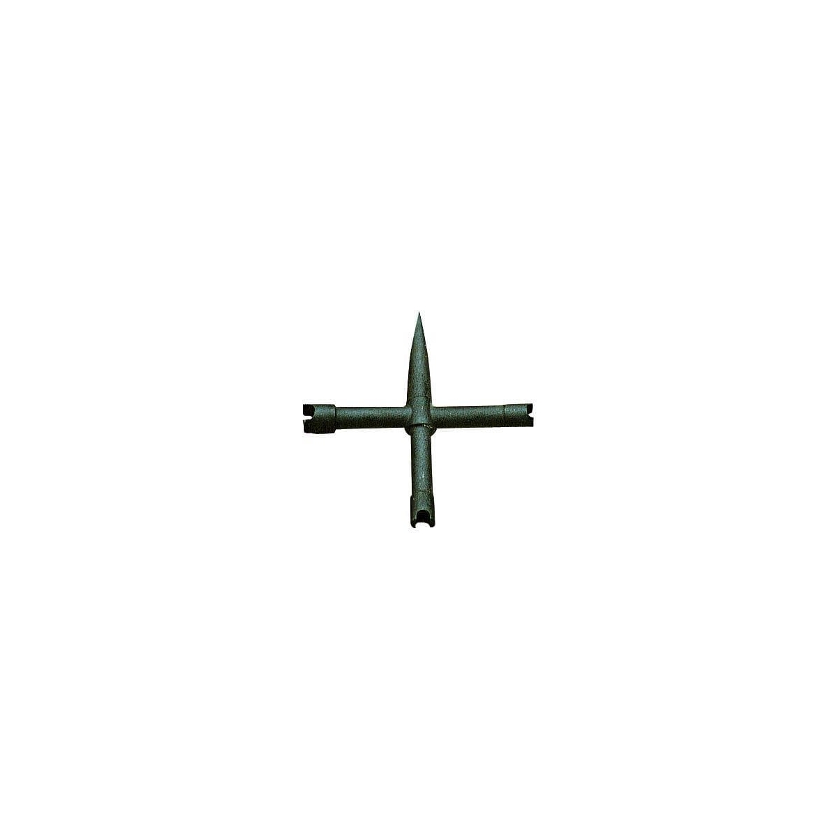 CLEF DÉMONTE CHEMINÉE PEDERSOLI CRUCIFORME UNIVERSELLE