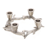 LOVERGREEN PORTE 4 BOUGIES BOIS DE CERF ROND
