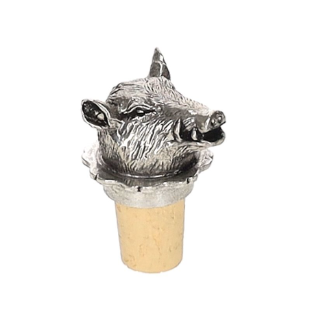 LOVERGREEN BOUCHON ETAIN TETE DE SANGLIER