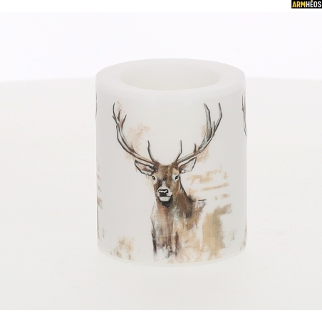 LOVERGREEN BOUGIE TETE DE CERF PETIT MODELE