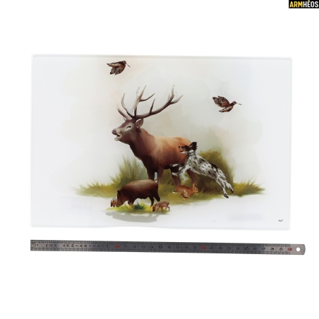 LOVERGREEN PLANCHE A DECOUPER CERF EN VERRE