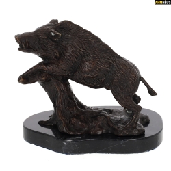 BRONZE SANGLIER SUR BRANCHE...