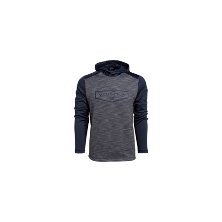 SWEAT A CAPUCHE SHIELD PERFORMANCE BLEU/GRIS