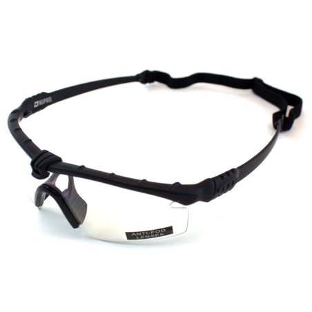 LUNETTES BATTLE PRO THERMAL NOIR/CLEAR AVEC INSERT - NUPROL