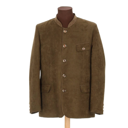 TRACHTEN VESTE VERTE ALCANTARA OLIVE