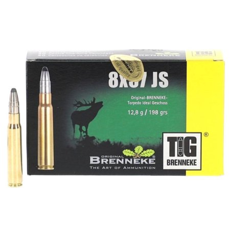 BRENNEKE CAL.8X57 JS TIG 198gr /  12.8 GRAMMES