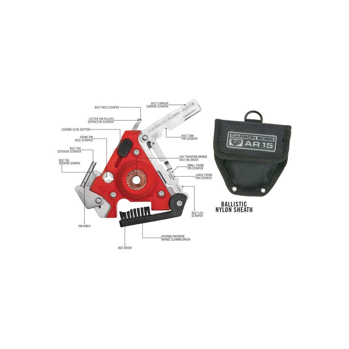 REAL AVID OUTIL DE NETTOYAGE CARBONE AR15