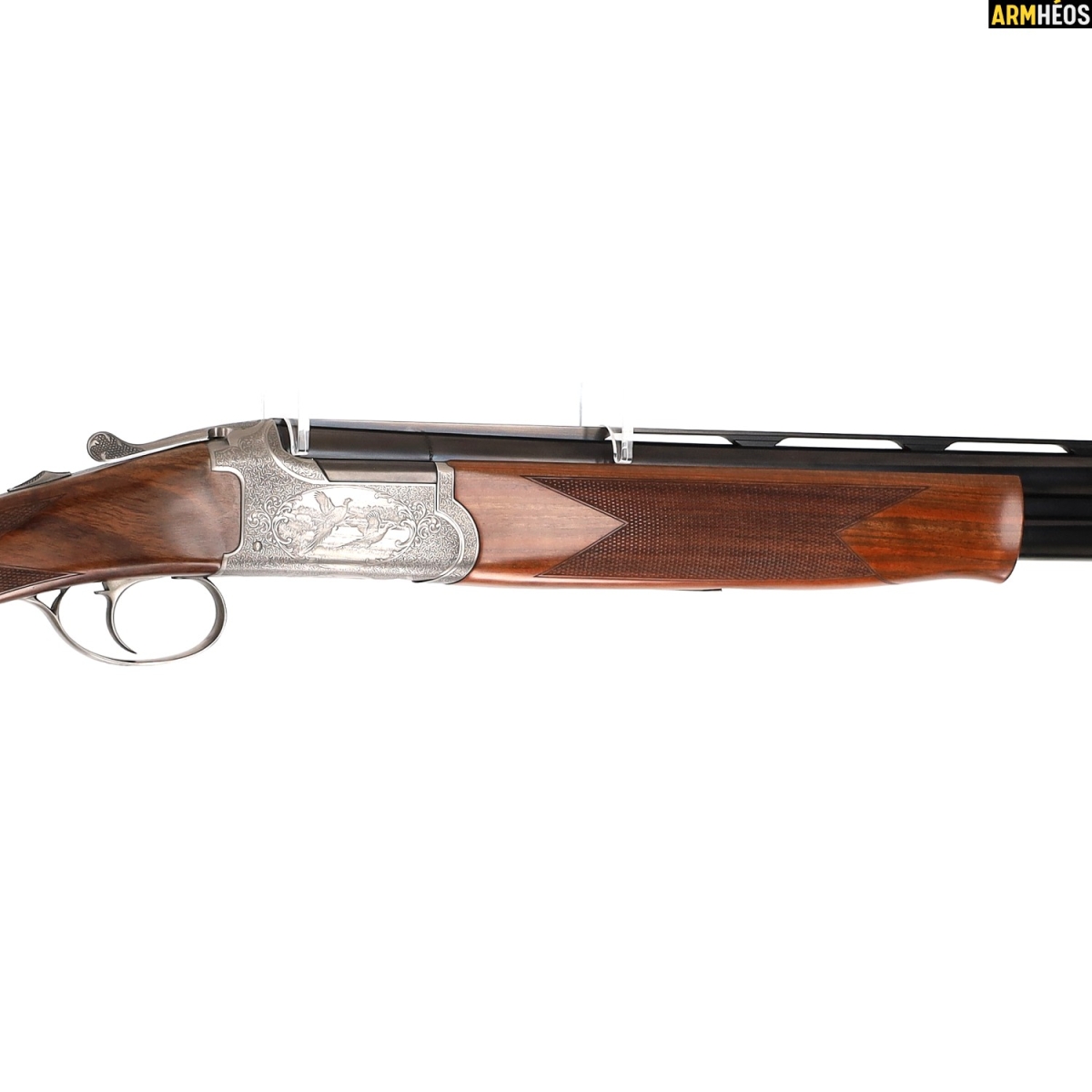 CHAPUIS - fusil superposé c35 round design cal.12/76 ***engagement armhéos*** - gravure droite CHAPUIS - fusil superposé c35 round design cal.12/76 ***engagement armhéos*** - gravure droite