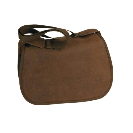 GIBECIÈRE CUIR CROUPON CIRÉ