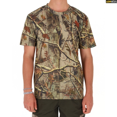PERCUSSION T-SHIRT ENFANT CAMO FOREST