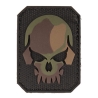 PATCH PVC TÊTE DE MORT CAMO 6 X 4.5CM PATCH PVC TÊTE DE MORT CAMO 6 X 4.5CM