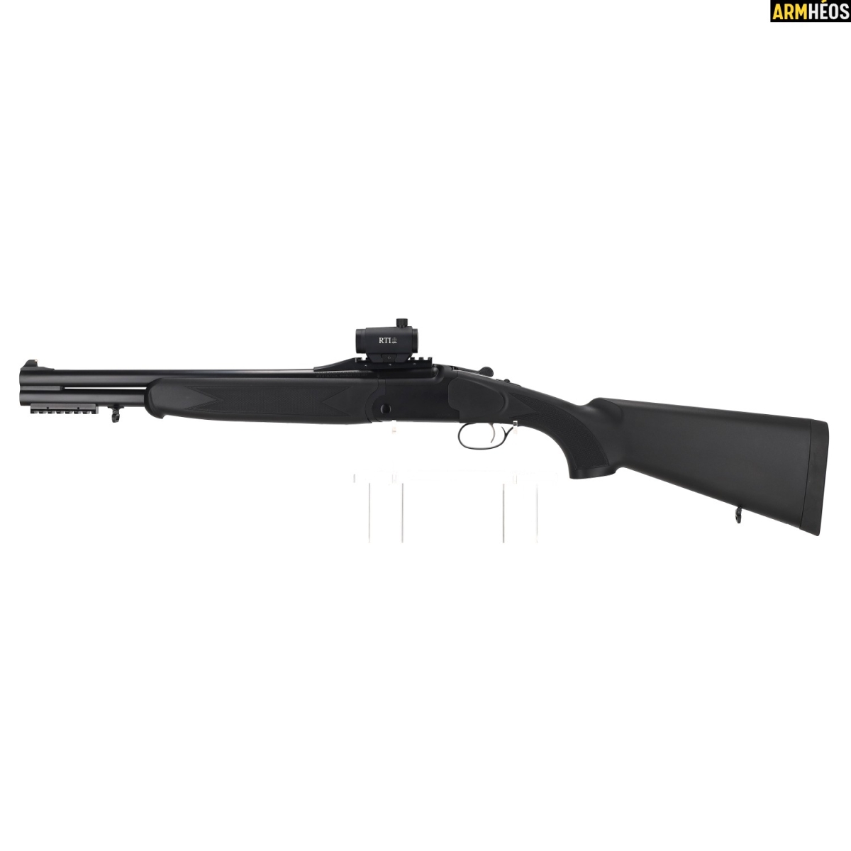 COUNTRY - pack tactique fusil superposé slug st tactical cal 12/76 + point rouge - gauche COUNTRY - pack tactique fusil superposé slug st tactical cal 12/76 + point rouge - gauche
