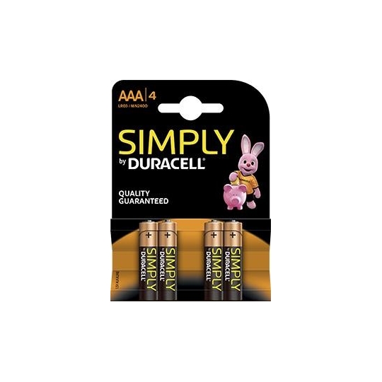 PILES ALCALINES AAA LR03 1,5 VOLT - DURACELL