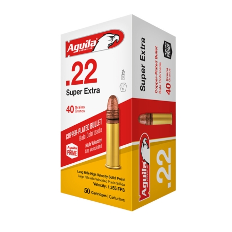 AGUILA .22 LR HIGH VELOCITY HP 38GR X50