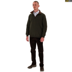 LOVERGREEN SWEAT COL ZIP...