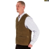 LOVERGREEN GILET CUIR LANDES BRONZE