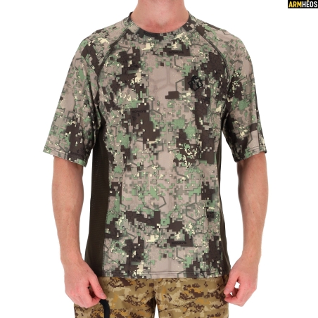 SOMLYS T-SHIRT MANCHE COURTE STRETCH DIGITAL VERT