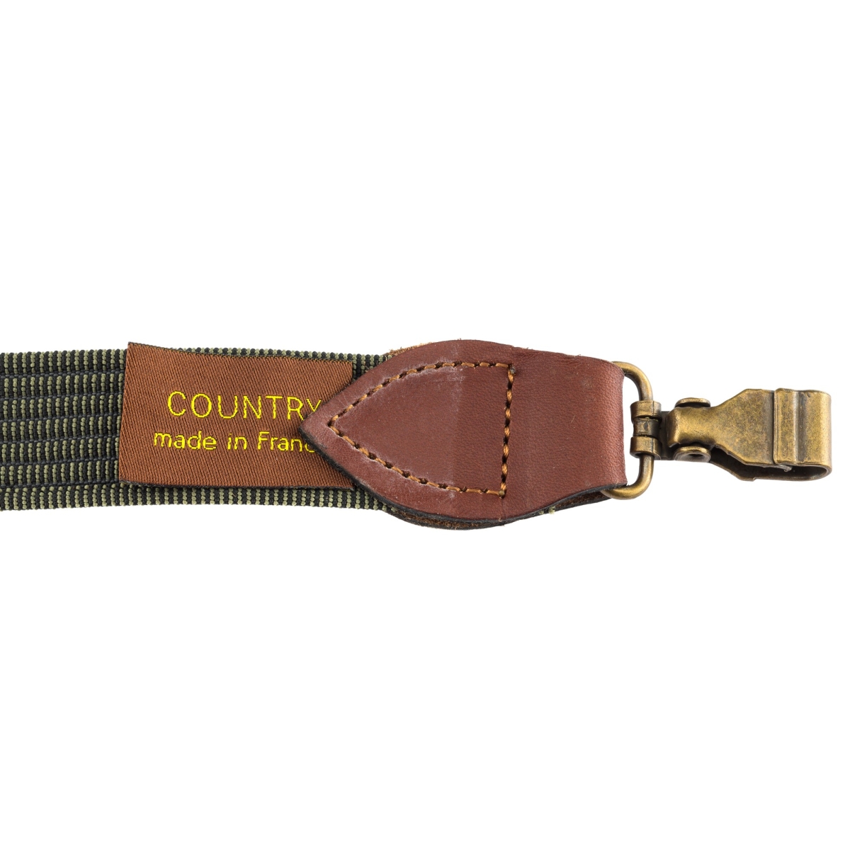 BRETELLE ELASTISS KAKI - COUNTRY SELLERIE
