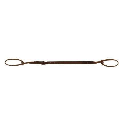 BRETELLE EN CUIR PLEINE FLEUR DOUBLE LASSO - COUNTRY SELLERIE