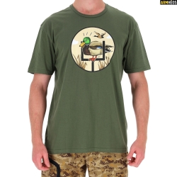 T-SHIRT ENFANT KAKI CANARD