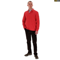 LOVERGREEN SWEAT COL BOUTON...