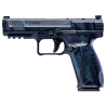 CANIK PISTOLET METE SFT CREATION BLUE 9X19 série limitée 60 exemplaires pour la France - face gau CANIK PISTOLET METE SFT CREATION BLUE 9X19 série limitée 60 exemplaires pour la France - face gau
