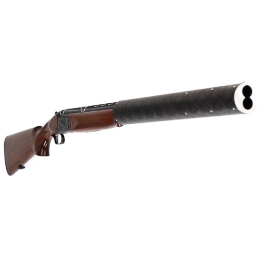COUNTRY - fusil de chasse superposé avec modérateur de son - cal. 12/76 - 3/4 droite