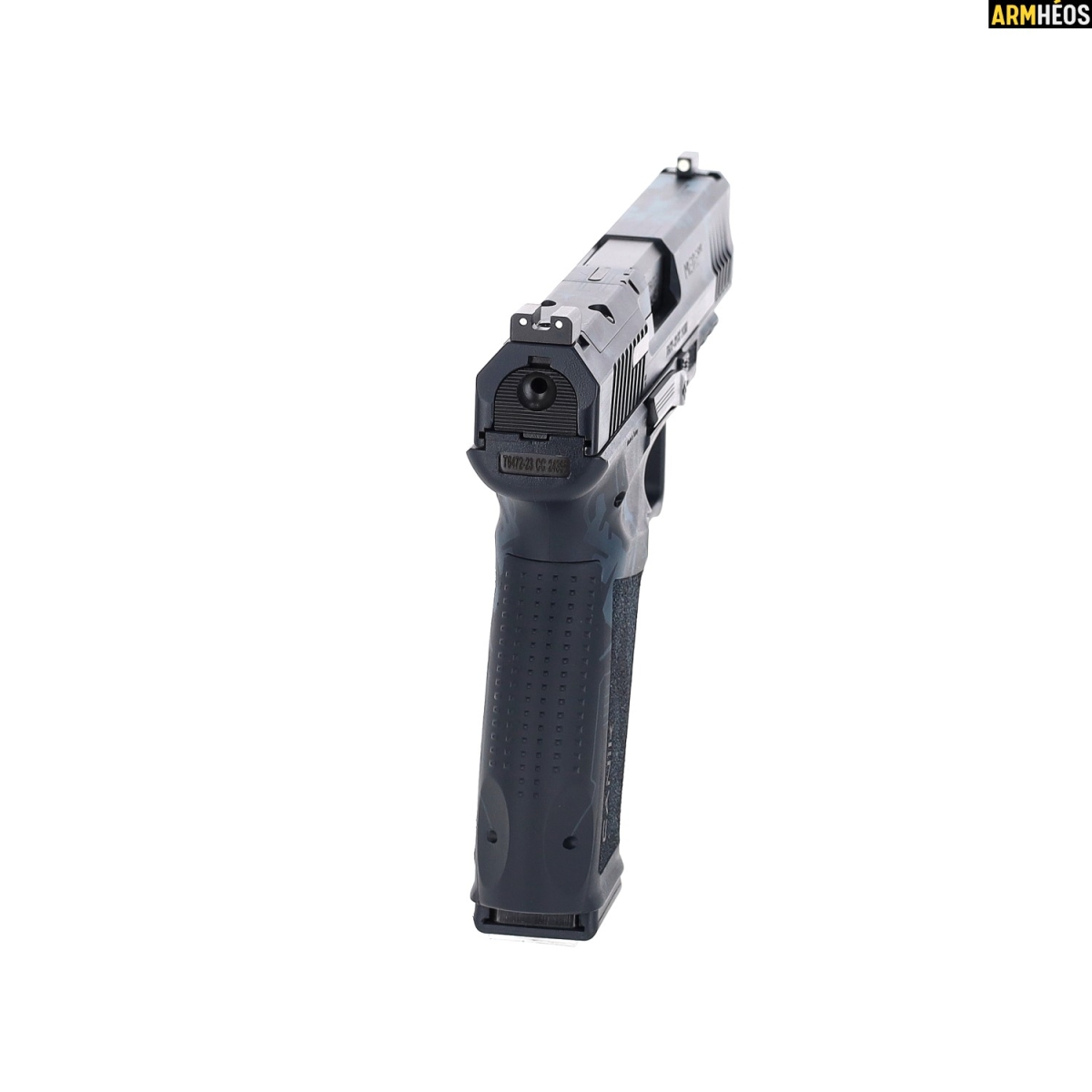 CANIK PISTOLET METE SFT CREATION BLUE 9X19 série limitée 60 exemplaires pour la France - dos CANIK PISTOLET METE SFT CREATION BLUE 9X19 série limitée 60 exemplaires pour la France - dos