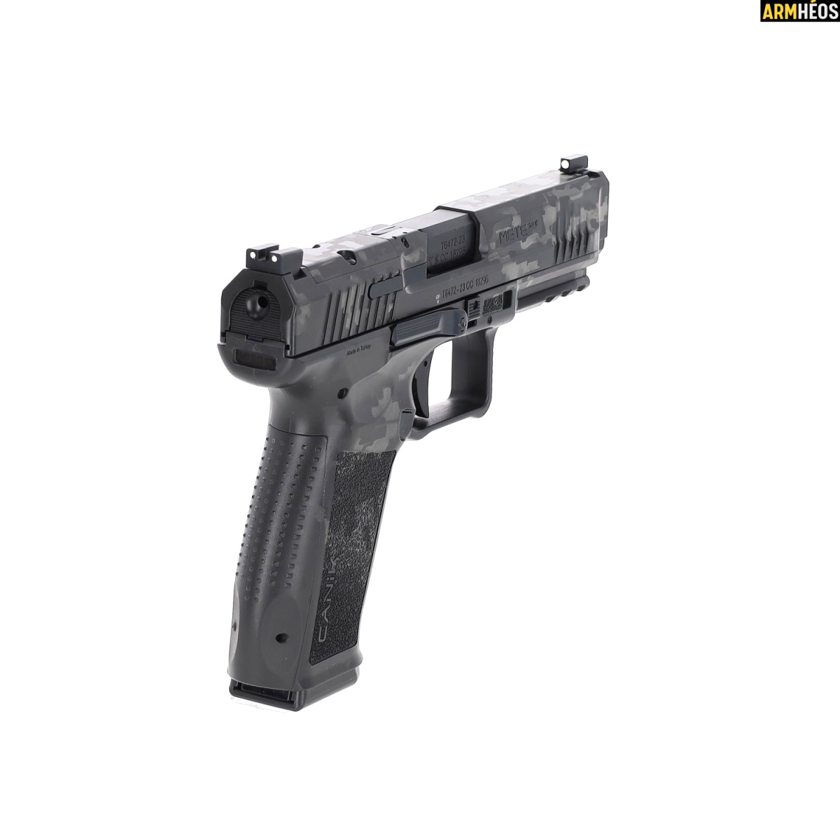 CANIK PISTOLET METE SFT CREATION GREY 9X19 - 3/4 droite CANIK PISTOLET METE SFT CREATION GREY 9X19 - 3/4 droite
