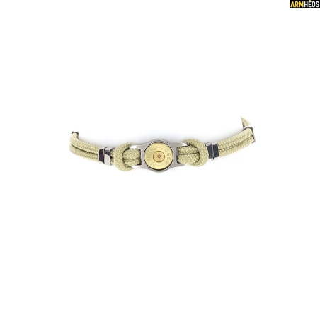 ELDEN PARIS BRACELET DOUILLE ET CORDON BANG BANG CAL. 357 MAGNUM COULEUR TAUPE