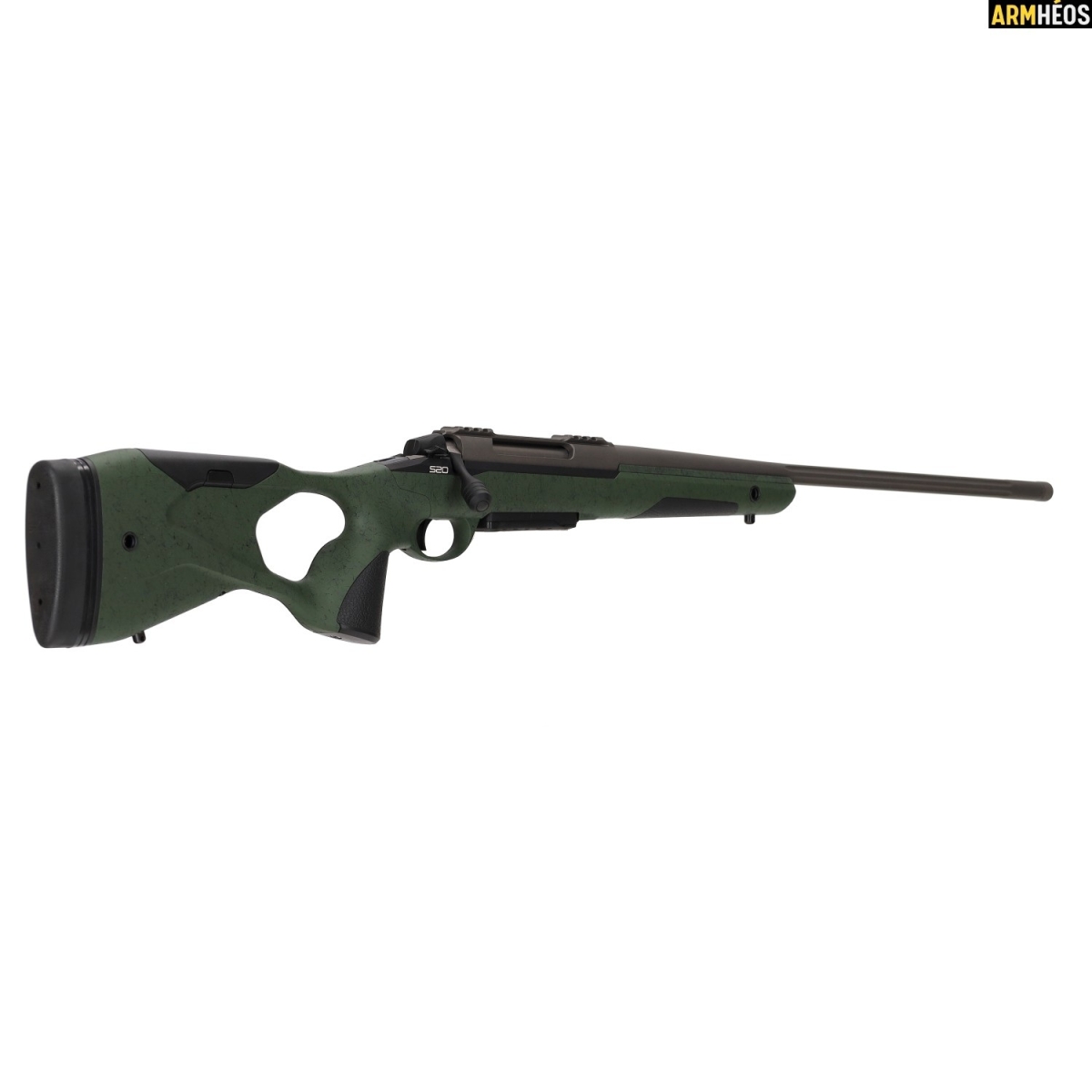 SAKO S20 ROUGHTECH VERTE HUNT FLUTEE CANON 61 CM. 3/4 droit SAKO S20 ROUGHTECH VERTE HUNT FLUTEE CANON 61 CM. 3/4 droit