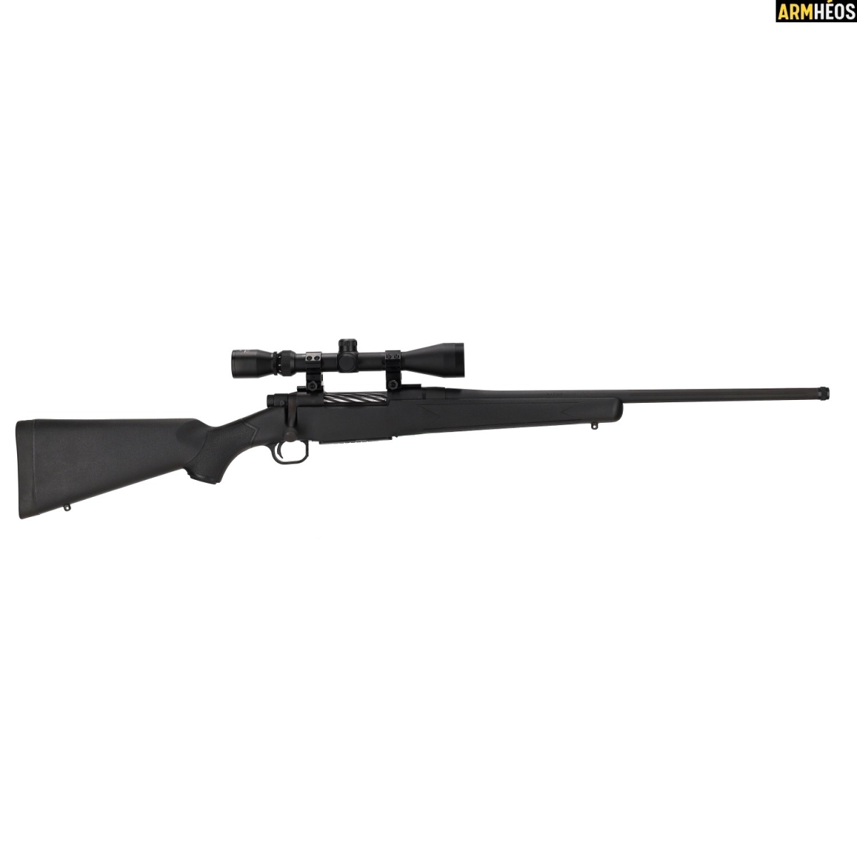PACK MOSSBERG PATRIOT SYNTHÉTIQUE CANON FILETÉ 56 CM + LUNETTE 3-9X40. droit PACK MOSSBERG PATRIOT SYNTHÉTIQUE CANON FILETÉ 56 CM + LUNETTE 3-9X40. droit