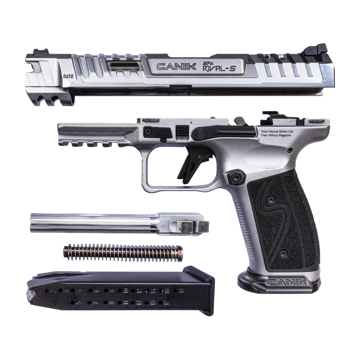 PISTOLET SFx RIVAL-S CHROME 9X19 PISTOLET SFx RIVAL-S CHROME 9X19