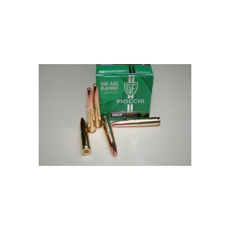 FIOCCHI .300 BLACKOUT 220GN SUBSONIC X50