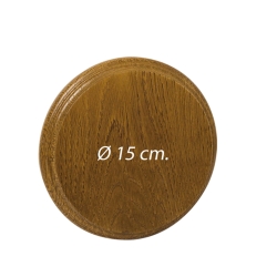 Ecusson en chêne 15 pour grès et défenses de sanglier