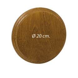 Ecusson en chêne 20 pour grès et défenses de sanglier