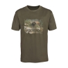 PERCUSSION T SHIRT SERIGRAPHIE CHASSE