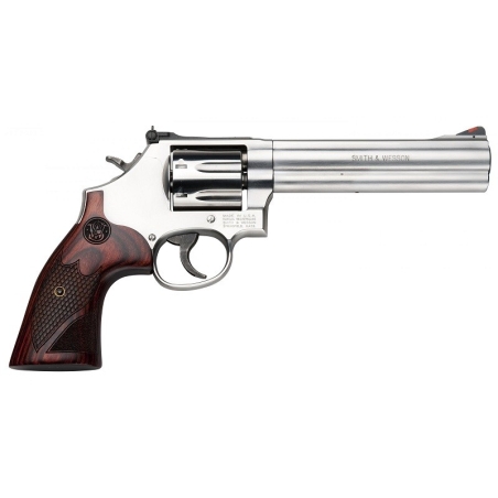SMITH & WESSON REVOLVER 686 PLUS LUXE CAL.357MAG CROSSE BOIS 7 COUPS 6"