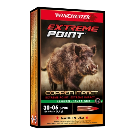 WINCHESTER CAL. 30.06 SPRG EXTREME POINT 150GR / 9.72 GRAMMES