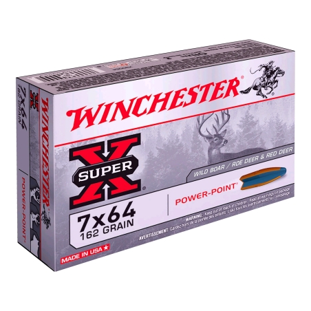 WINCHESTER CAL .7X64, POWER-POINT - 10.5GRAMMES