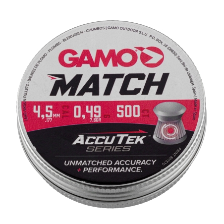Gamo  Plombs  Match Accutek 500 - 4.5mm