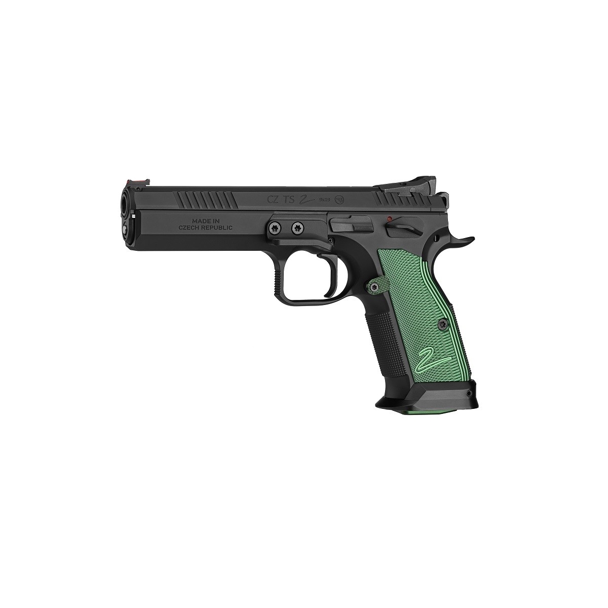 PISTOLET CZ TS 2 RACING GREEN 9X19* PISTOLET CZ TS 2 RACING GREEN 9X19*
